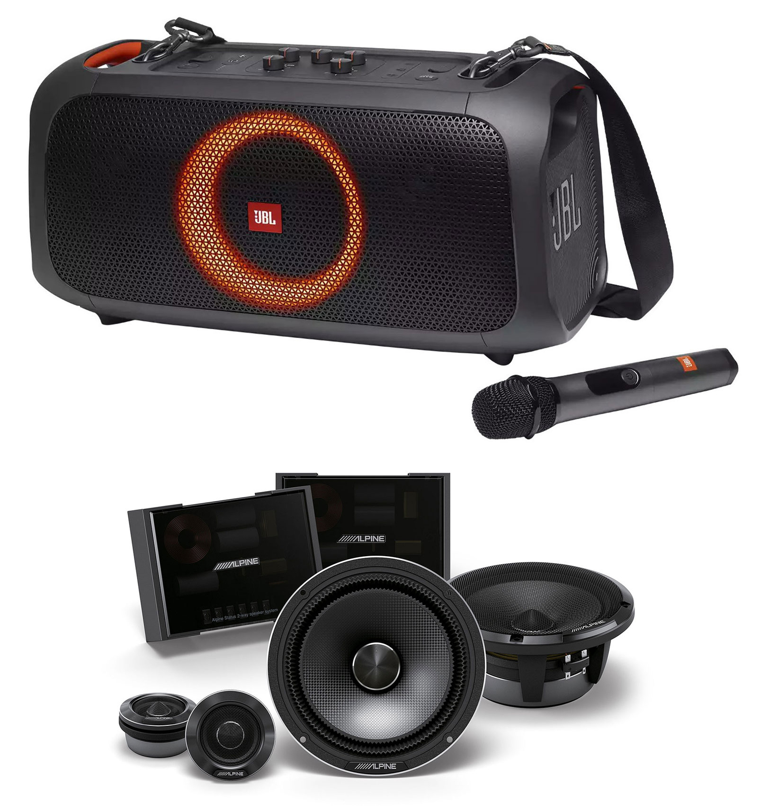 Пара 65-компонентных динамиков Alpine Status HDZ-65C с высоким разрешениемJBL PartyBox 109290₽