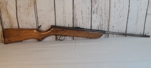 Vtg 1960’s Crosman V-350 Slide Action Wood Stock Air Rifle BB Gun Custom Carved - Picture 7 of 21
