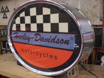 Harley davidson,showroom,hog,lightup,schild,beleuchtet,display,mancave,garage
