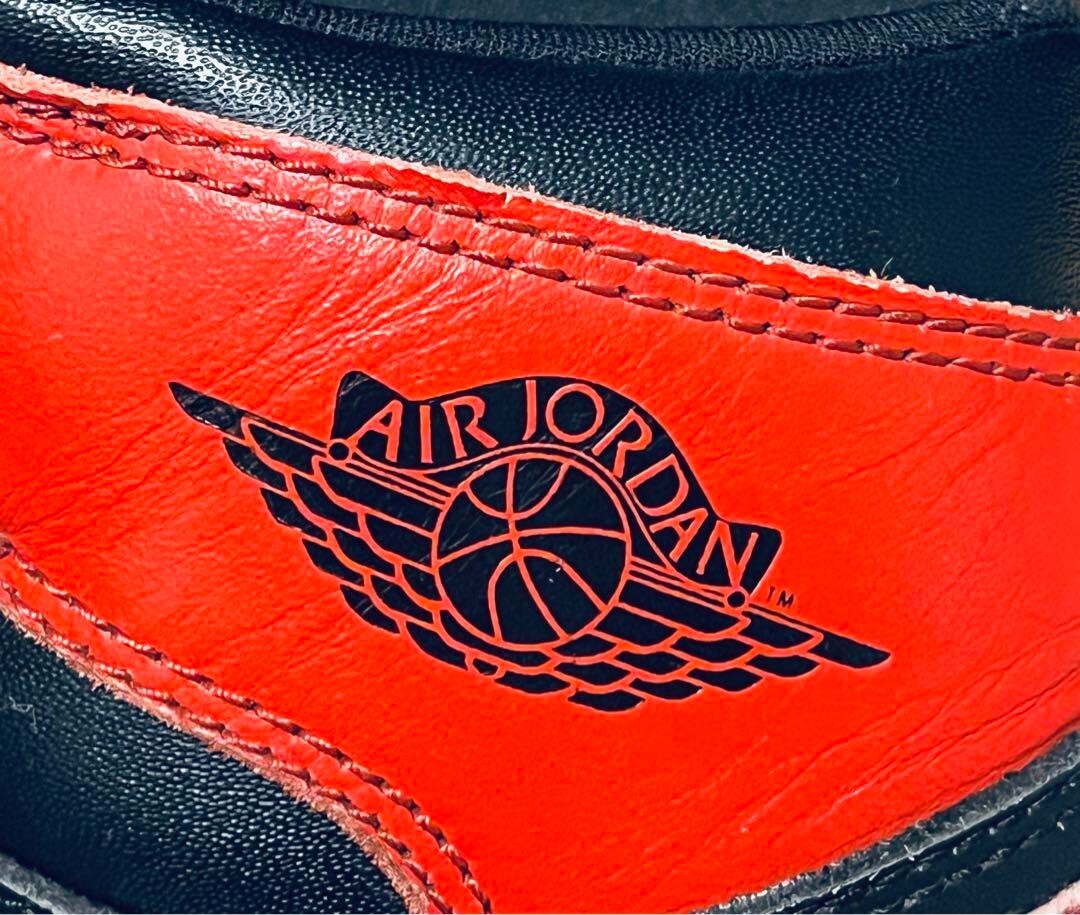 Nike Air Jordan 1 Retro Bred Black x Red 2001 Vintage US9 Nike Air Jordan 1 Retro Bred Black x Red 2001 Vintage US9