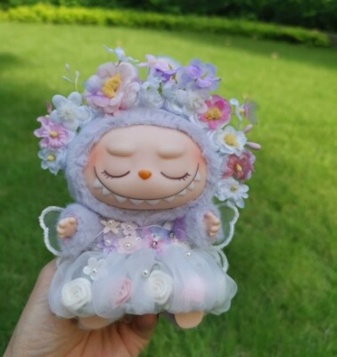 POP MART LABUBU The Monsters Plush Doll Flower Fairy Dress Wings Skirt(No Dolls)