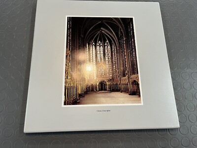 Sainte Chapelle Paris Emailschild Lagerschild von Boos & Hahn
