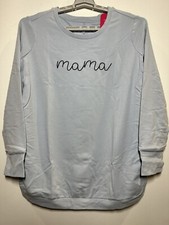 Isabel Maternity Mama Sweatshirt Blue XLarge