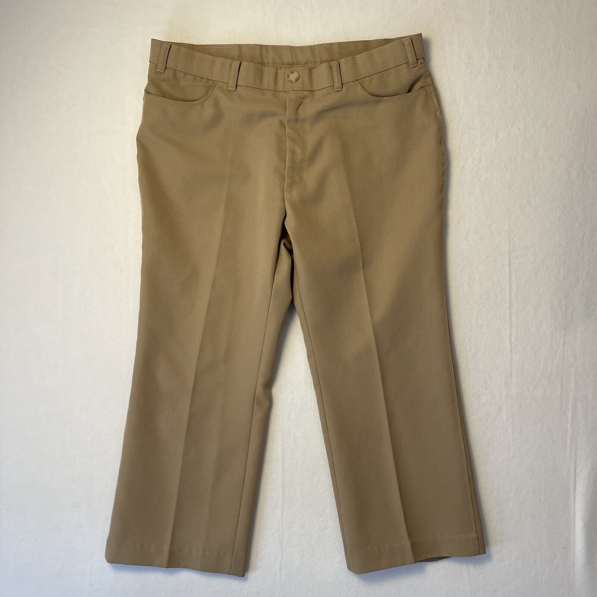 70s USA製 Levi's Action slacks ブラウン old Vtg 70s Levi's Action Slacks Pants Mens Size 38x27 Brown