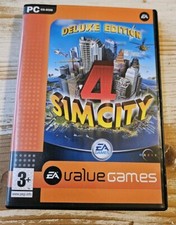 SIM City 4 Deluxe Edition PC Game CDRom in Original Case w/Manual