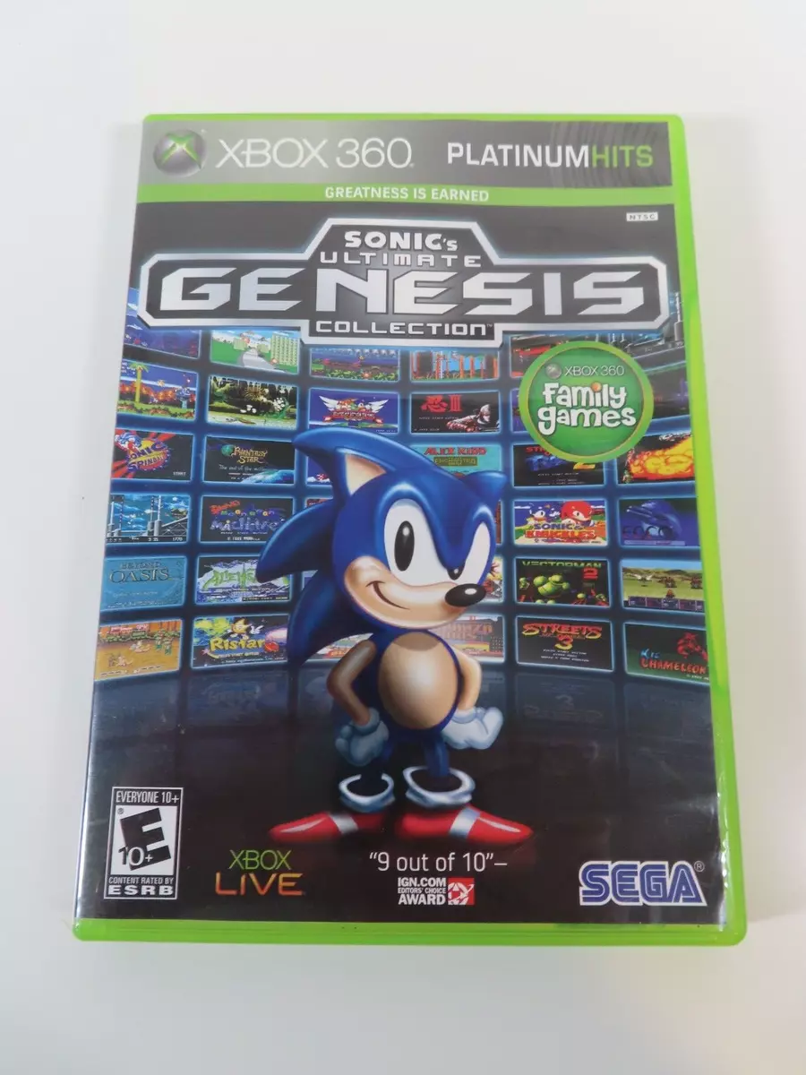 Sonic's Ultimate Genesis Collection (Platinum Hits) - Xbox 360