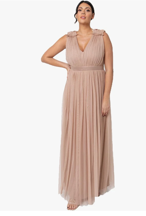 empire line bridesmaid dress uk Chiffon Empire line wedding dress by Kelsey Rose main image 0