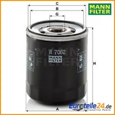 Oil filter Mann filter W7062 for Seat Ibiza IV Ibiza IV ST VW