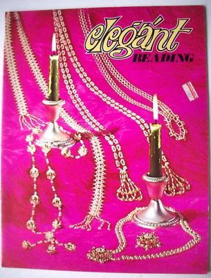Vintage 70's Elegant beading instructions patterns necklaces