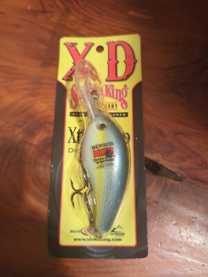 Strike King 10XD 538 Chartreuse Sexy Shad XTra-Deep Diving Crankibait Fishing...