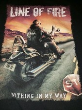 Line Of Fire Tour T Shirt band concert metal thrash down in the dirt