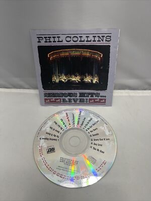 Phil Collins Serious Hits Live ! Cd Against All Odds Booklet & Cd Only