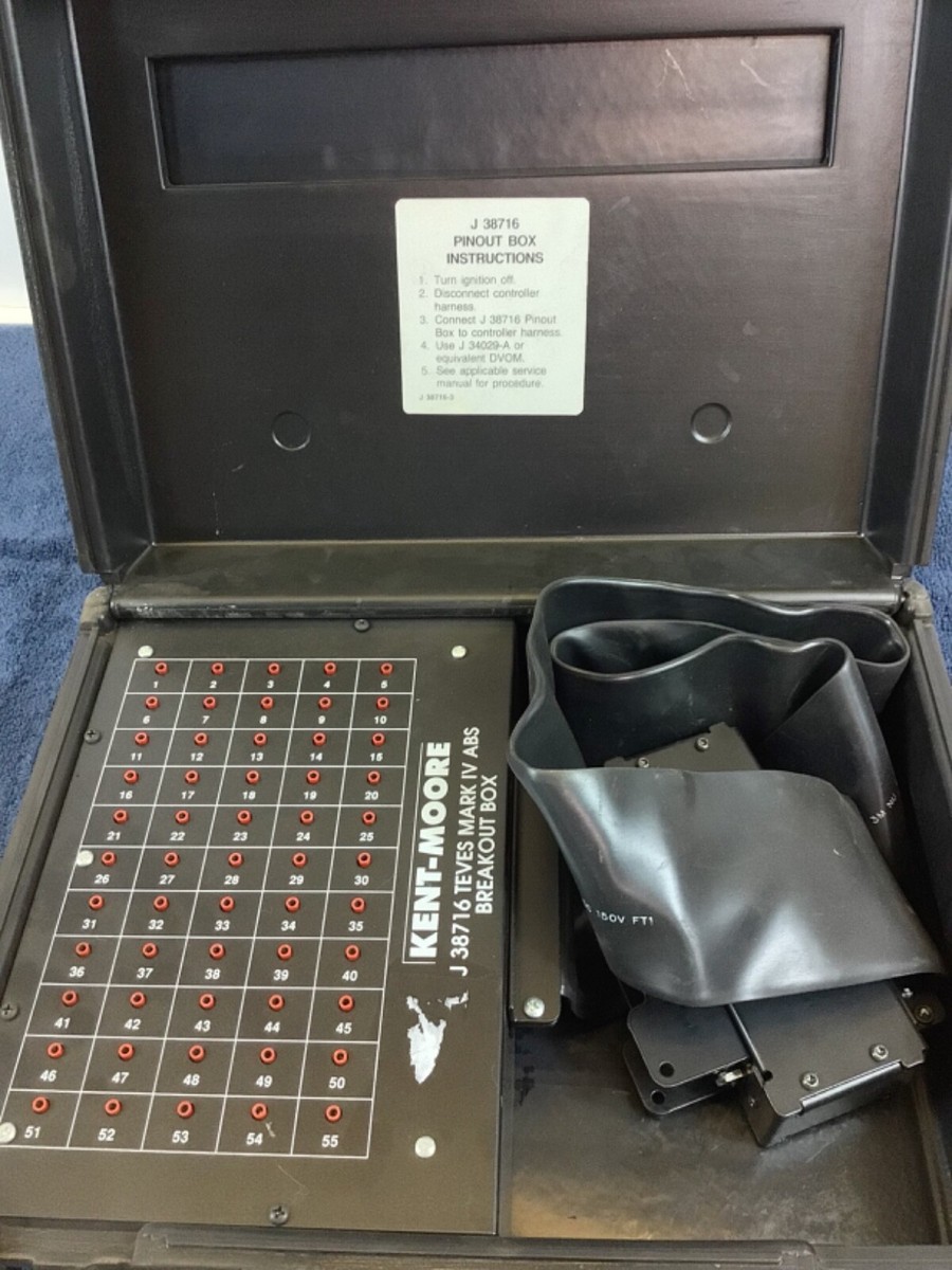 Kent Moore Teves Mark IV ABS Breakout Box Tool Kit J38716 | eBay