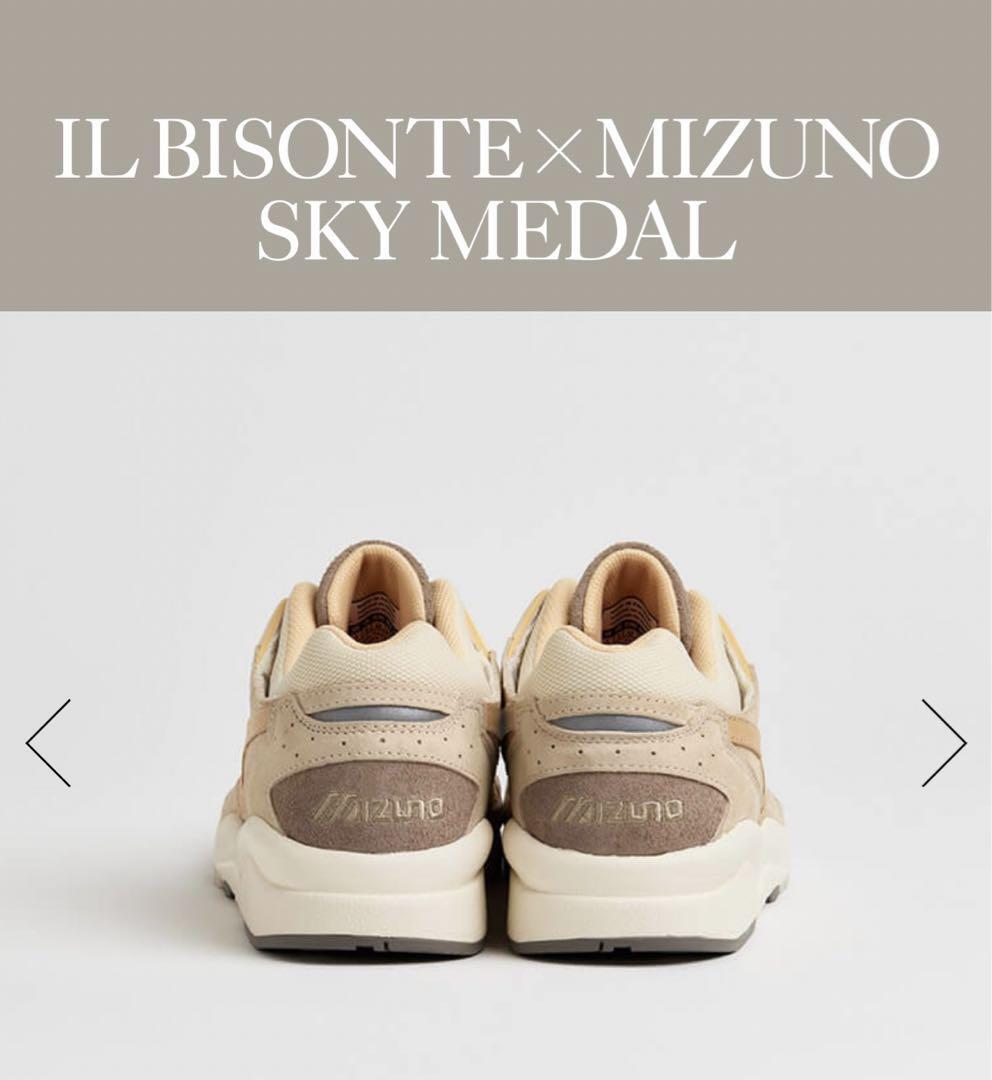 IL BISONT MIZUNO Collaboration Model SKY MEDAL D1GG2402 Ivory 