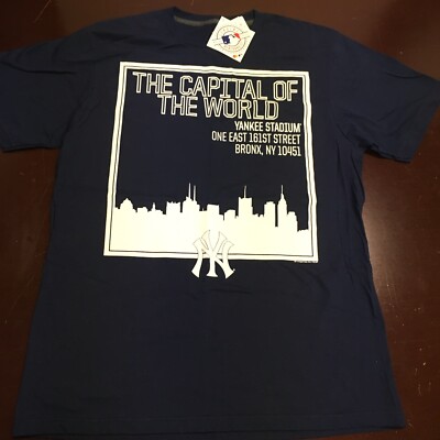 The Capital Of The World New York Yankees Shirt Comfortable Fit And Feel Size L