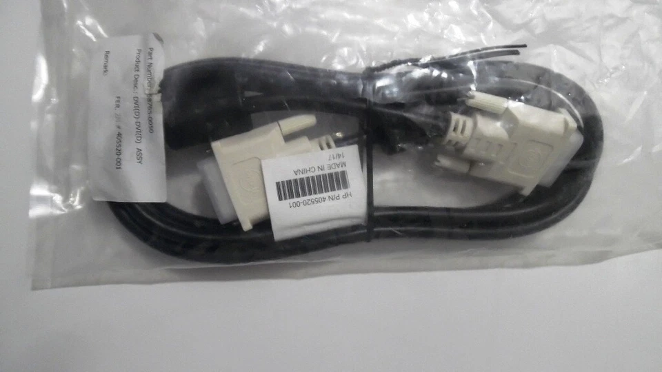 HP MOLEX 1 DVI-D to DVI-D SUPER DVI Monitor Male to Male DVI Cable PC TV LOT 6 - Image 2 of 3