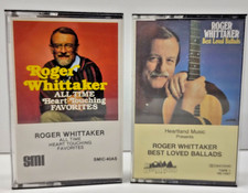 Roger Whittaker Best Ballads and Heart Touching Favorites Lot of 2 Cassette Tape