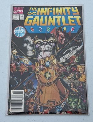 The Infinity Gauntlet #1 Newsstand Variant (Marvel Comics July 1991)