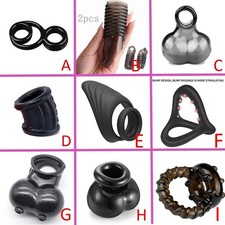 Penisring Hodenring Potenzring Ballstretcher Penisvergrößerer Erektionsring Male