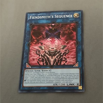 Konami Fiendsmith's Sequence Yu-Gi-Oh! TCG Link/Effect 1st Ed ATK/1200