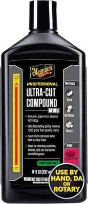 Meguiar?'s Mirror Glaze M105 Ultra-Cut Compound, Car Rubbing Compound for Scratc