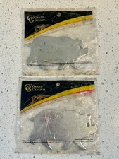 2 ~ Chrome Silver PIG w/Tape Lot - GG Grand General Emblem - 94079 -   NOS