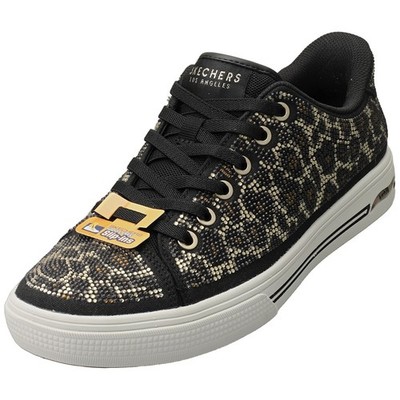 Skechers Damen Slip-Ins Arch Fit Arcade Sneaker Schwarz Leopard - 37.5 EU