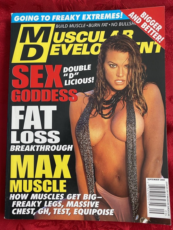 Bodybuilding Muscular Development September 2002 over 300 pages with poster!!