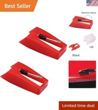 High-Quality Replacement Stylus for Turntables - 2-Pack Diamond Needles
