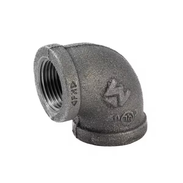 3/4" Black Iron 90° Elbow FPT x FPT Pipe Fitting – Southland