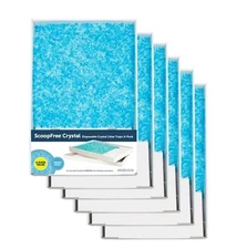 ScoopFree by PetSafe Blue Crystal Cat Litter Tray Refills, 4.5 lbs., Count of 6