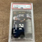 2011 Panini Crown Royale Jersey Number Material Prime Tom Brady #14 08/10 PSA 8