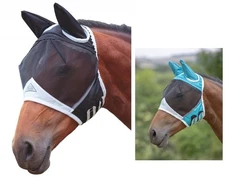 Shires Fine Mesh Horse Equine Fly Mask With Ears #6662