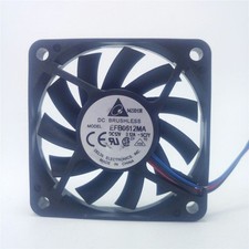 1PCS Delta 6010 EFB0612MA 12V DC 0.12A Ultra-Thin Fan with Dual Ball Bearings