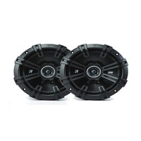 "Kicker KA43DSC6704 2-Wege Koaxial Lautsprecher-System 6,75\" 60W Schwarz/Weiß"