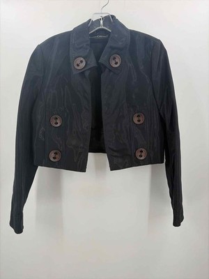 Pre-Owned Luisa Cerano Black Size 8 Open Jacket