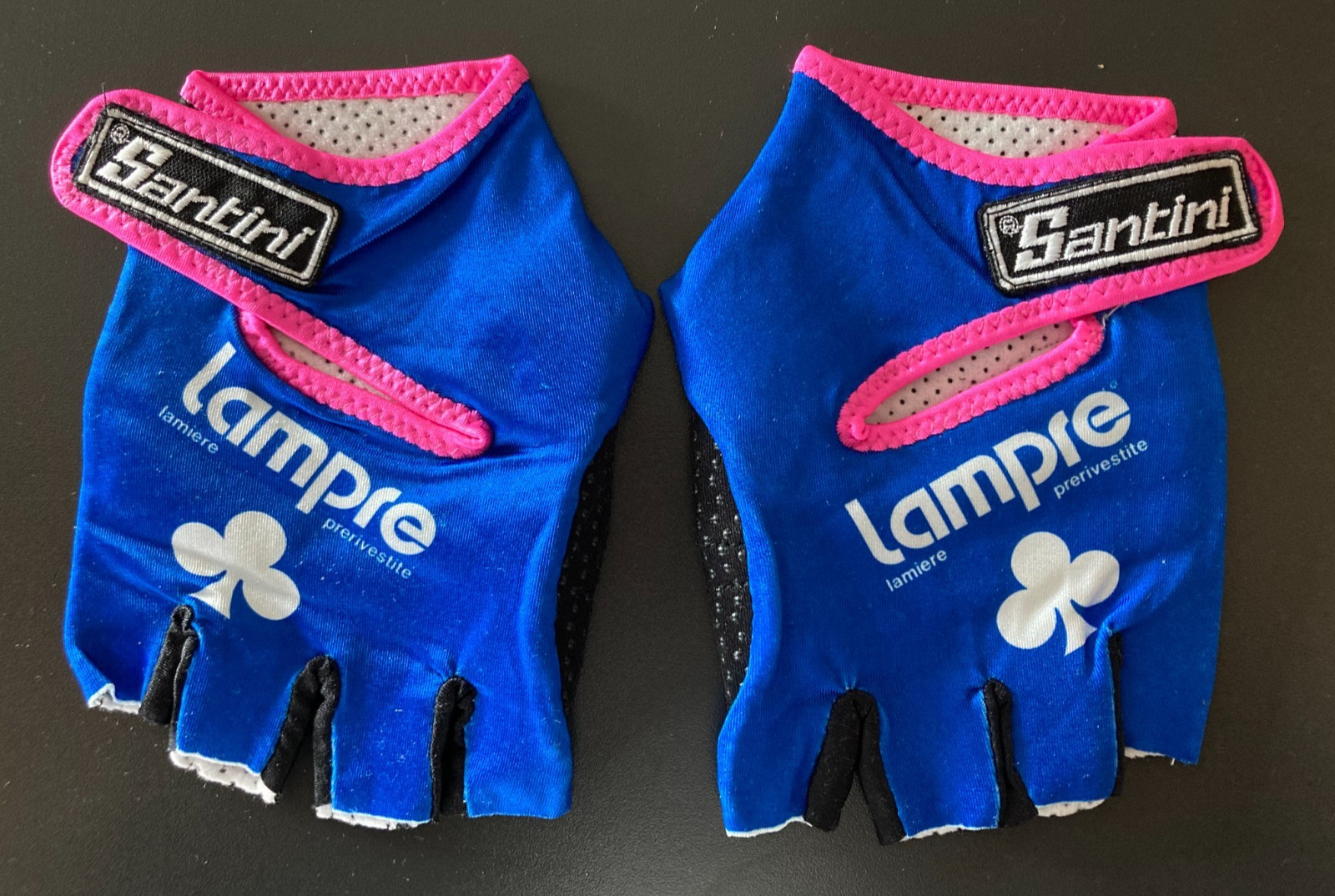 Gants vintage Colnago Lampre Santini taille XL d'époque neufs NOS