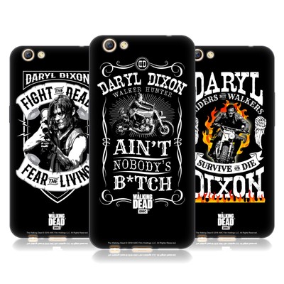 OFFICIAL AMC THE WALKING DEAD DARYL DIXON BIKER ART GEL CASE FOR OPPO PHONES