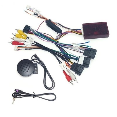 16 PIN Stereo Wiring Adapter Connector W/Canbus Box For Chevy Tahoe 2007-2014