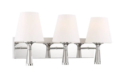 Crystorama Ramsey 23 1/4" Wide Polished Nickel Wall Light - Picture 2 of 5