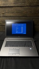 HP ZBook 17 G6 i7-9850H 2.6GHz 256GB SSD, 1TB HDD, 32GB RAM W10 NVIDIA RTX 4000