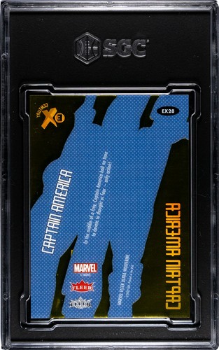 2023 Ultra Marvel Captain America Essential Credentials Future #ed 68/73 SGC 8 - Picture 2 of 2