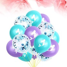  15 Pcs Colorful Sequin Balloons Party Decorations Clear Wall Backdrop