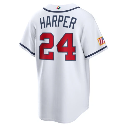 Men's USA Baseball White 2026 World Baseball Classic Home Stadium Jersey