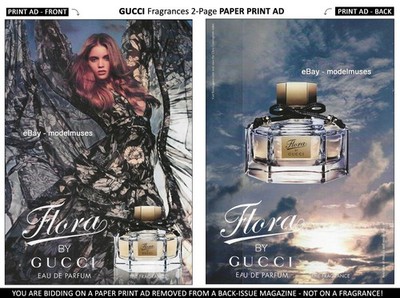 GUCCI Fragrances 2-Page PRINT AD Fall 2010 ABBEY LEE KERSHAW Inez & Vinoodh