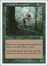 Verduran Enchantress X (1) MTG - Seventh Edition - EX/NM -  7th (7ED) 4RCards