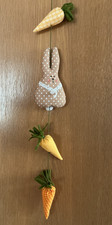 Deko Tilda Art Girlande Fenster Türhänger Hänger Ostern Hase Landhaus