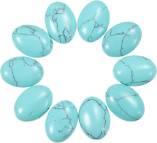 Flat Oval Stone,Oval Cabochons Stones 18Mm X 13Mm Natural Stone Cabochons for Je