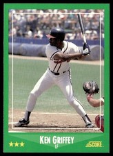 1988 Score Ken Griffey Sr. Atlanta Braves #390