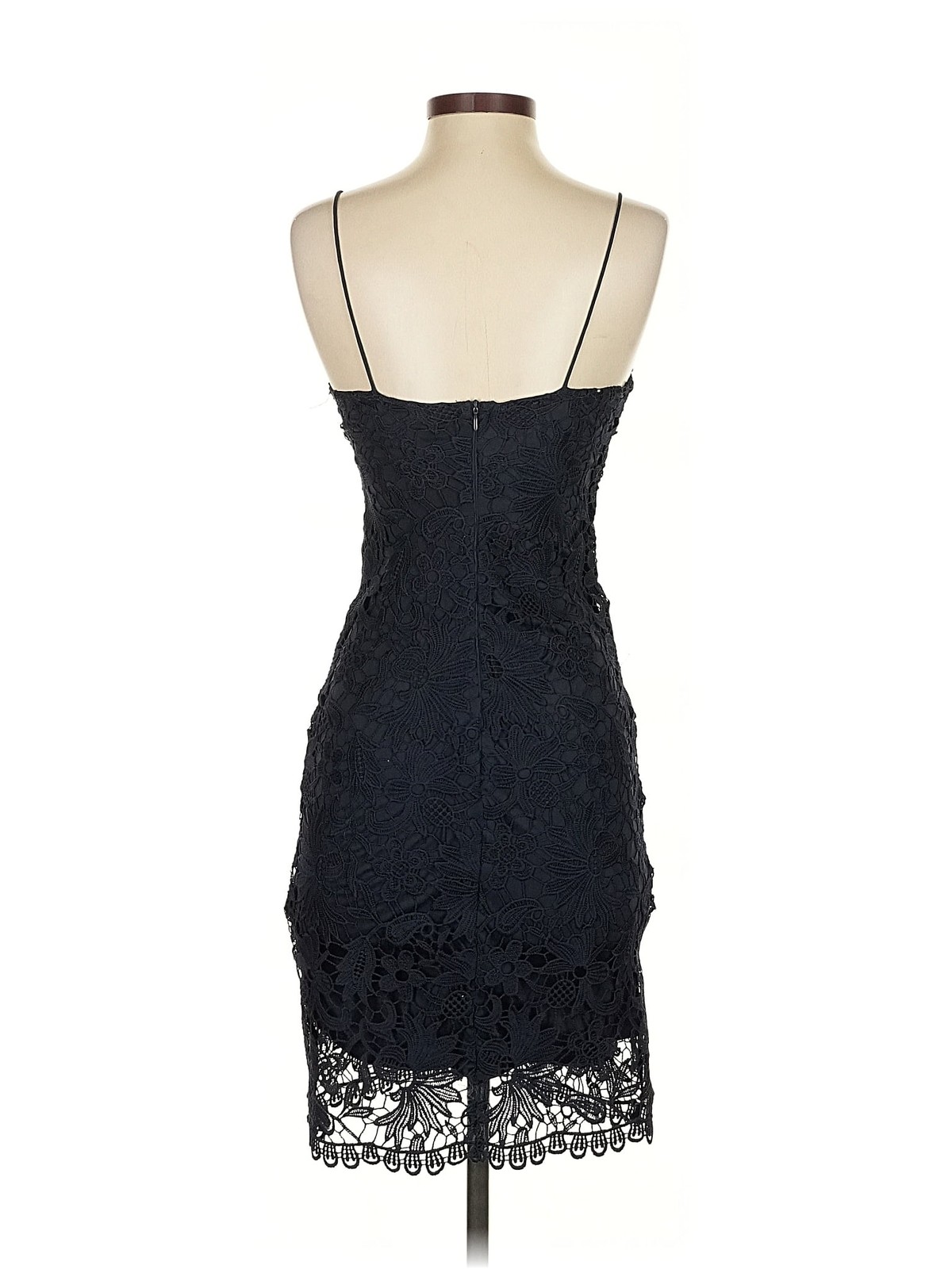 Mango Women Black Cocktail Dress 2 thumbnail 2